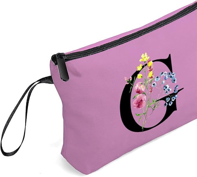 SEAMOON Maid of Honor Friendship Birthday Gifts for Women Her Aunt Sister Bridesmaid Coworkers Bride Personalized Makeup Cosmetic bag with Mirror Mothers Day Christmas Graduation G