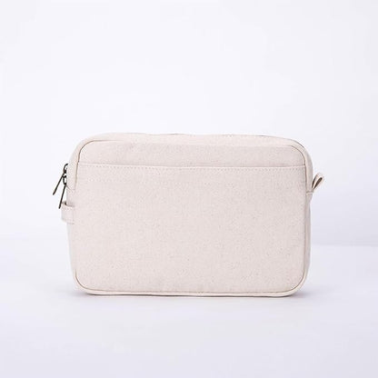 Storage Bag-arge Cosmetic Bag for Women, Travel Makeup Bag, Zip Up Bag, Cute Makeup Bag - Pure Cotton Canvas - Can be Suspended - Perfect Storage for Cosmetics