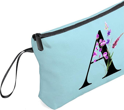SEAMOON Maid of Honor Friendship Birthday Gifts for Women Her Aunt Sister Bridesmaid Coworkers Bride Personalized Makeup Cosmetic bag with Mirror Mothers Day Christmas Graduation A