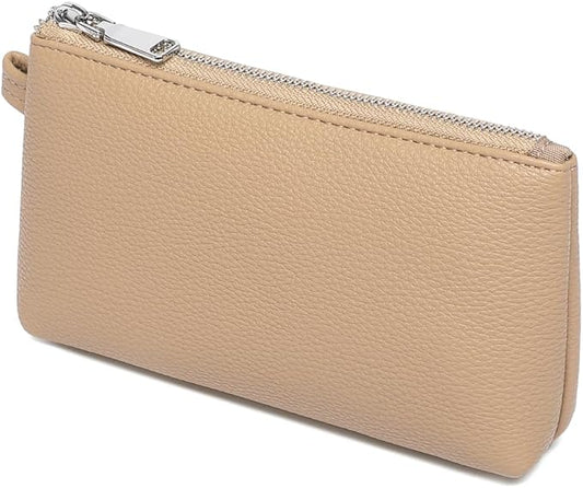 PU Leather Makeup Simple and Convenient Handbag Small Exquisite Storage Bag (Pu/Sandy)