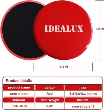 Exercise Sliders, Dual Sided Core Sliders, Work Smoothly (2PCs)…