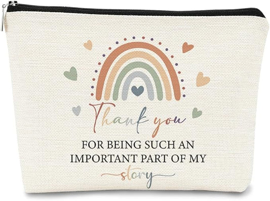 Teacher Gifts: Cosmetic Organizer Bag - Small Travel Makeup Bag With Multiple Compartments