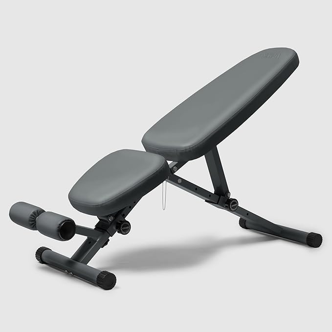 Fitness Bench, Adjustable, Collapsible, Comfortable, and Luxurious Home
