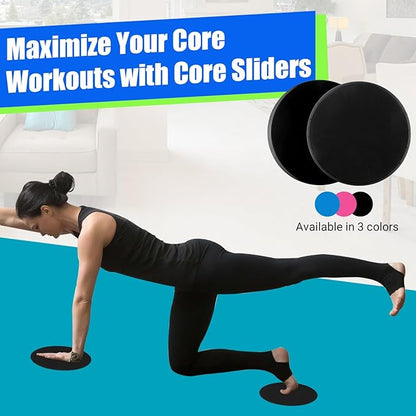 Exercise Sliders, Core Sliders for Working Out, Dual