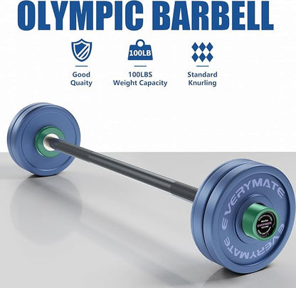 5LB Mini Barbell Bar Beginner Women Kid Bar
