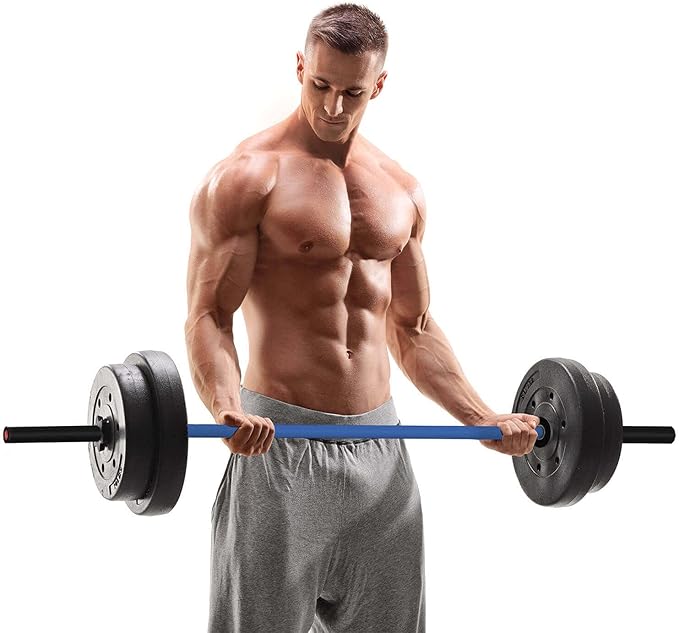 Olympic Barbell EZ Bar Curl Bar 4ft/5ft/7ft 2 Inch (300lb/330lb/400lb/700lb/1000lb/1500lb)
