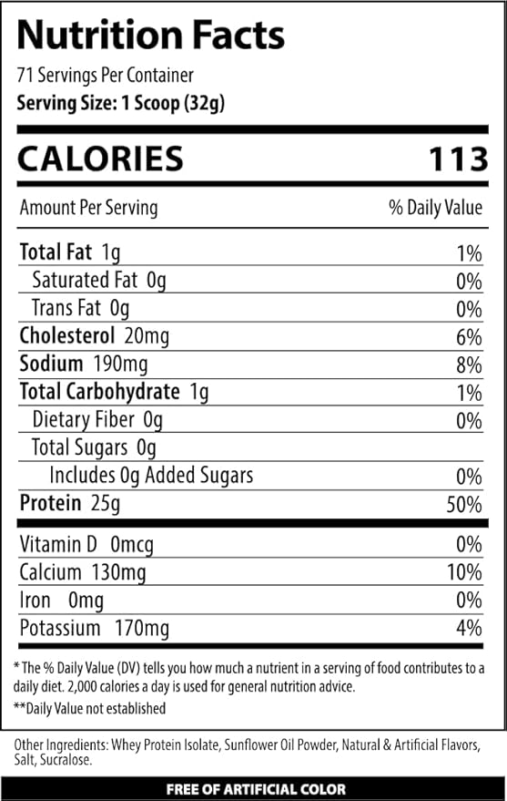 ISO, Low Carb 100% Whey Protein Isolate Powder, 25 Grams Per Serving, Helps Support Muscle Growth, Low Sugar and Gluten Free (Vanilla Ice Cream, 5 lb)