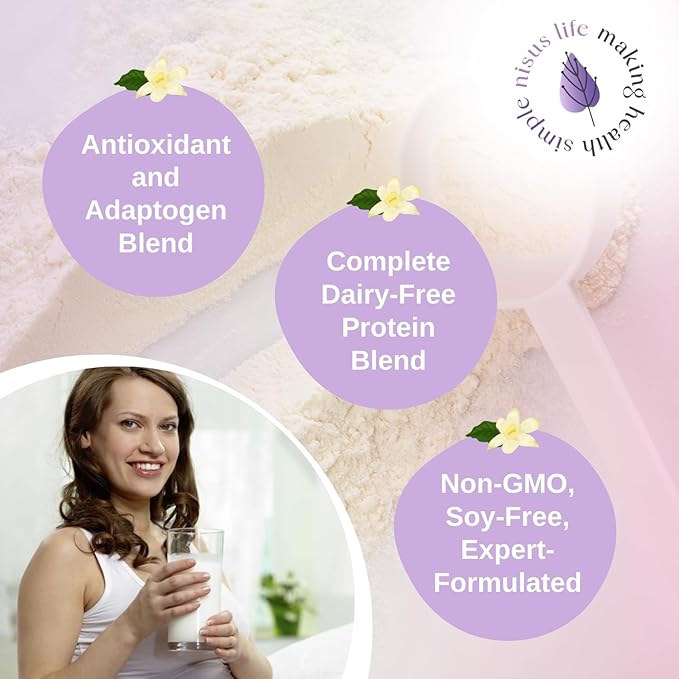 Postpartum & Lactation Journey Protein Powder (17.17 OZ, Vanilla)