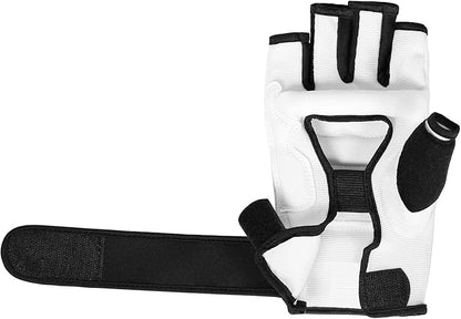 Half Finger Kickboxing Gloves - Also Fit for Taekwondo Sparring,Training Light Workouts, Muay Thai, Martial Arts(Karav MAGA),Karate,Shadow Boxing,Cardio Kickboxing Class,Combat Class
