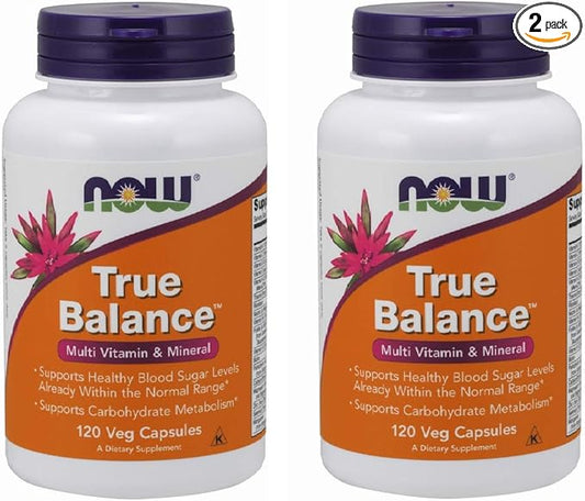 NOW Foods: True Balance Multi, 120 caps (2 Pack)