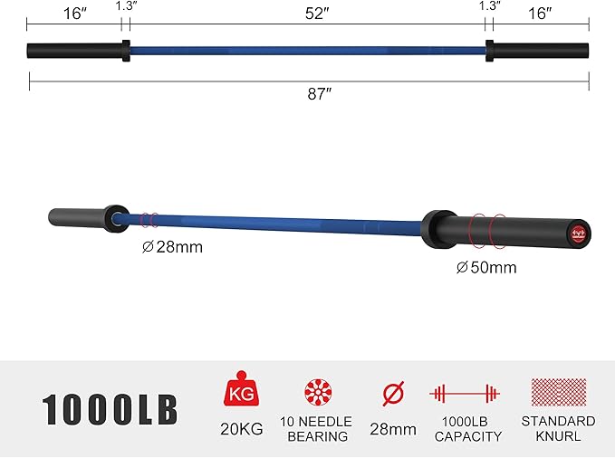 Olympic Barbell Curl Bar EZ Bar Strength Training