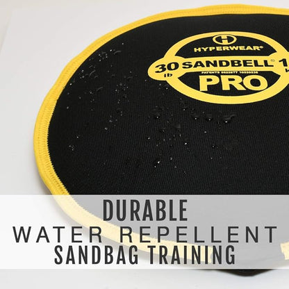 Hyperwear SandBell PRO Workout Sandbag Kettlebell Ships Pre-Filled 6-70 lbs