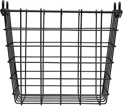 Gourmet Basics by Mikasa 5162874 3-Tier Metal Market Basket, Antique Black