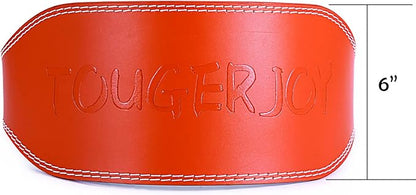 Genuine Leather Weight Lifting Belt for Men Double