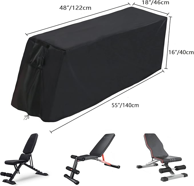 Weight Bench Cover 55x18x16inch