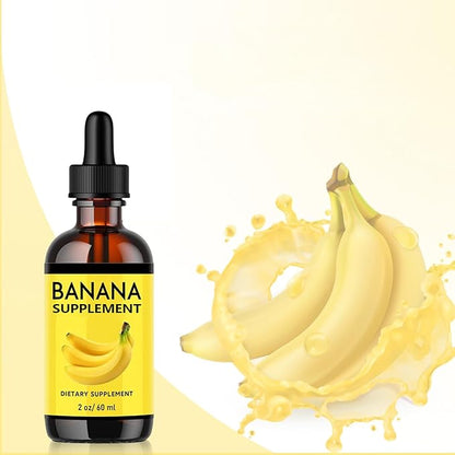 Banana Supplement Liquid Original Banana Extract Liquid for Women Gut Health 2 Pack
