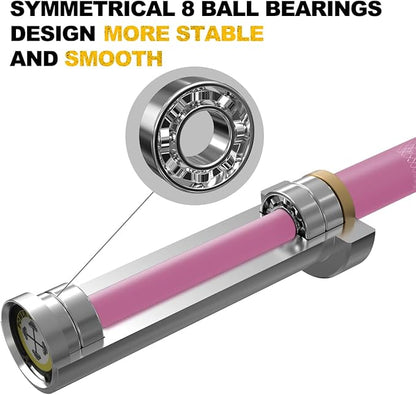 POWER GUIDANCE Chrome Olympic Barbell Bar 2 Inch 4ft/5ft/6ft