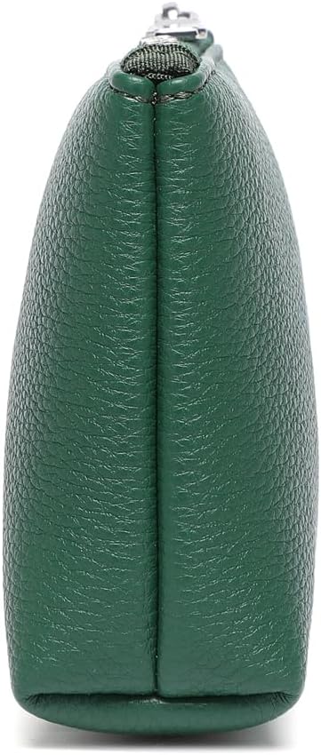 PU Leather Makeup Simple and Convenient Handbag Small Exquisite Storage Bag (Pu/Forest Green)