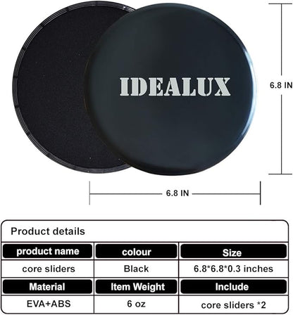 Exercise Sliders, Dual Sided Core Sliders, Work Smoothly (2PCs)…