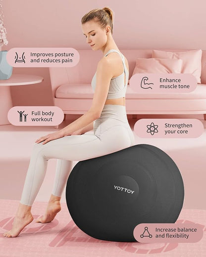 Anti-Burst Exercise Ball for Working Out