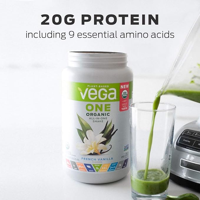 Vega One, Organic All-in-One Shake Coconut Almond, 24.3 Ounce