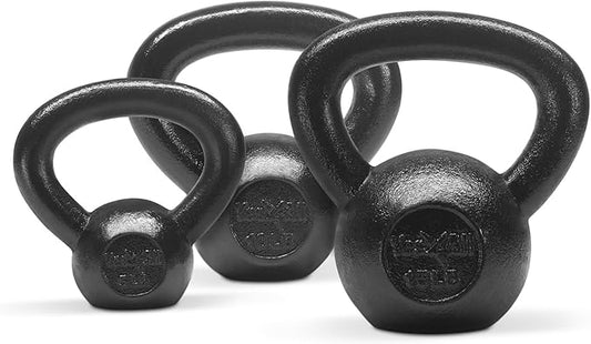 Yes4All Kettlebell Cast Iron Sets 5 - 10 15 - 20 - 25 - 30 lbs,