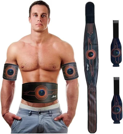 EMS Fitness Workout Belt for Abdominal/Waist/Arm/Leg Full Set 23''-60''
