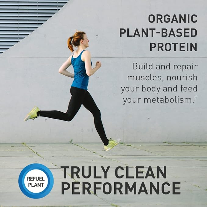 Organic Vegan Protein Powder, Vanilla Protein Powder with Probiotics, BCAAs, 30g Plant Protein, NSF Certified, Gluten Free & Sport, Non GMO, Garden of Life Sport Protein Powder - 19 Servings