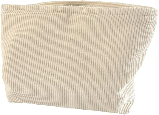 SxoSyo Cosmetic Bags for Women Makeup Bag Large Capacity Purse Travel Toiletries Zipper Storage Pouch Make up Brushes Organizer for Gifts (Corduroy, White)