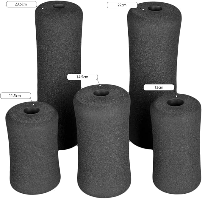 Foam Foot Pads Rollers Set of a Pair 1 Inch(2.5cm) Inch(2.5cm) Rod