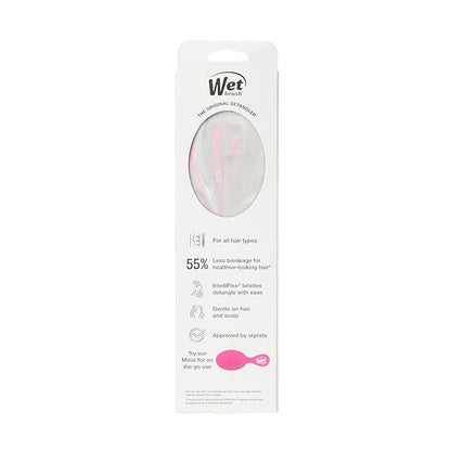 Wet Brush Original Detangler, Grey (Matte Marble), Ultra-Soft IntelliFlex Bristles Glide Through Tangles, Detangling Hair Brush (Wet & Dry), Women & Men, Limited Edition