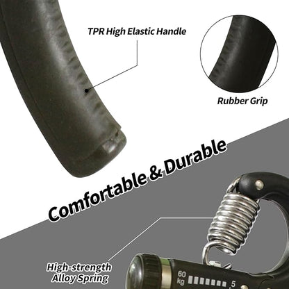 Grip Strength Trainer 11-132 Lbs (5-60kg), Forearm