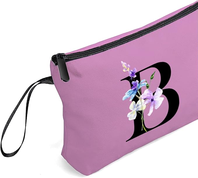 SEAMOON Birthday Inspirational Bridesmaid Proposal Team Small Gifts for Women Mom Aunt Teacher Sister Coworkers Makeup Cosmetic Bag Travel with Mirror Mothers Day Christmas Graduation B