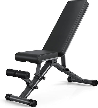 Foldable Weight Bench - Adjustable Bench for Full 2024 Version