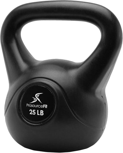 ProsourceFit Vinyl Plastic Kettlebell from 10, 15, 20, 25, 30, and 35 lbs