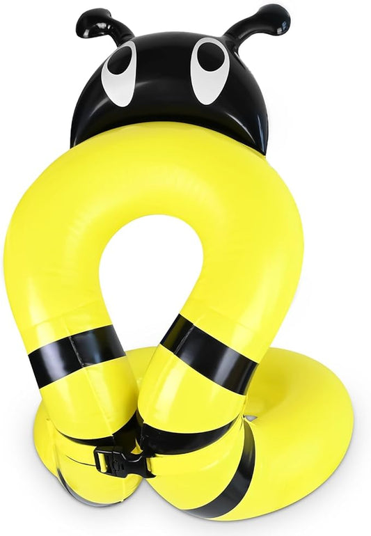 Kids Swimming Bee Floaties for Boys and Girls 3-6yrs Old,Inflatable Swim Vest Sea for Children Beach Pool – Learn to Swim Floaty for Weight 33-50lbs Pool