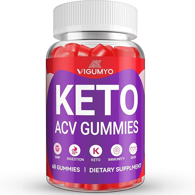 Keto ACV Gummies Keto Gummies Formulated with Pomegranate Beet Juice Powder B12 Vegan Non GMO 180 Gummies