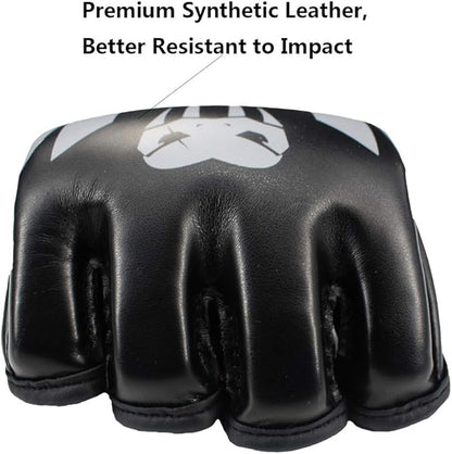 SOTF Punching Gloves for Adults MMA Training Gloves Men Fight Boxing Gloves Open Fingers Women