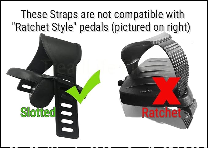Exercise Bike Pedal Straps 1 Pair