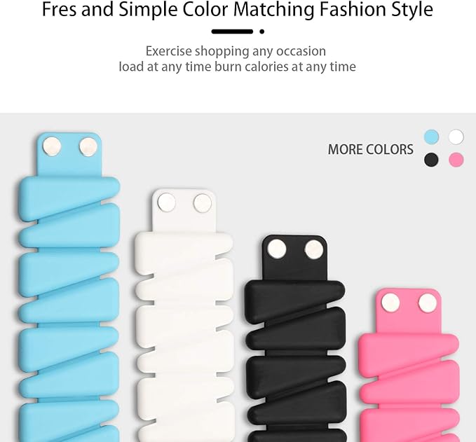 Silicone Wrist Weight Band Wristband(2-PCS Set, 1Lb/pcs S,2Lb/PCS S,2Lb/PCS L)