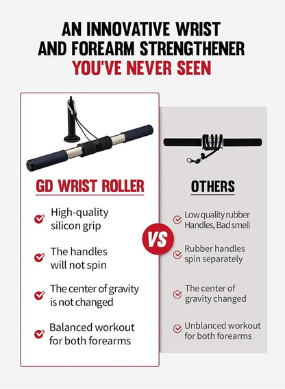 GD Wrist Roller V.W Forearm Blaster Trainer Arm