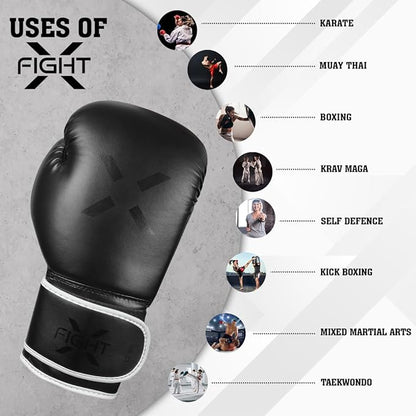 Boxing Gloves MMA Heavy Bag Boxing Gloves for Adults Boxing Practice Gloves Men and Women Lightweight Boxing Gloves for Training & Sparring Gloves Boxing for Kickboxing