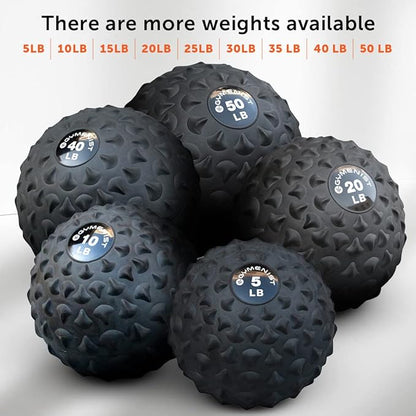 GYMENIST Weighted No Bounce Slam Ball Intensive Workout