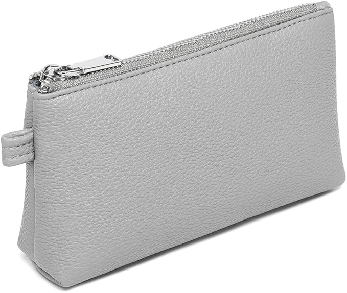 PU Leather Makeup Simple and Convenient Handbag Small Exquisite Storage Bag (Pu/Shark Gray)