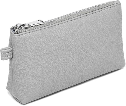 PU Leather Makeup Simple and Convenient Handbag Small Exquisite Storage Bag (Pu/Shark Gray)