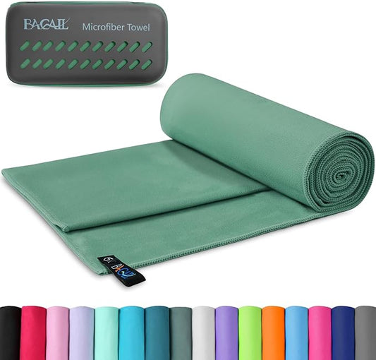 BAGAIL Camping Towel with EVA Case