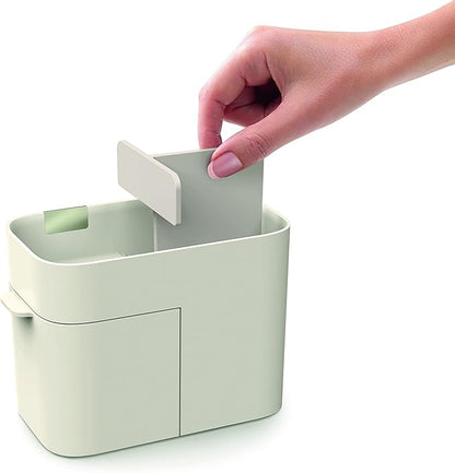 Joseph Joseph 75003 Viva Makeup Cosmetic Storage Organizer with Drawer, Small, Shell