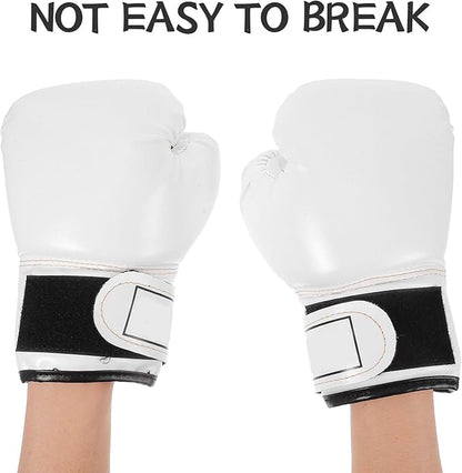 Garneck Kids Boxing Gloves Training Gloves Training Mitts Junior Punch PU Leather Sponge Filled for Toddler and Youth Red