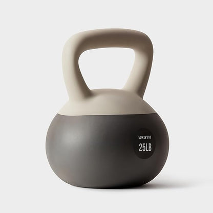 Soft Kettlebells with Cushioned Impact-Resistant Base and Anti-Slip
