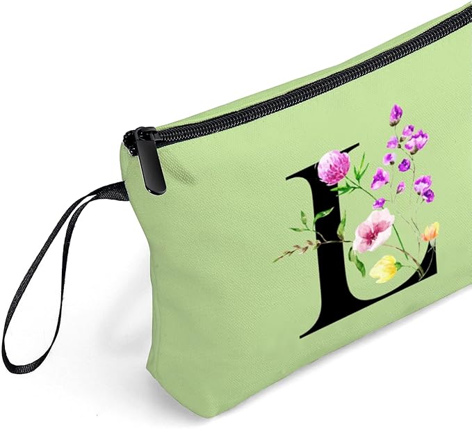 SEAMOON Birthday Friendship Bridesmaid Team Gifts for Employees Women Mom Aunt Daughter Teenage Girl Personalized Make up Cosmetic Bag Travel with Mirror Mothers Day Christmas Graduation L